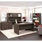 Bestar Bestar Logan 66W U-Shaped Desk with Hutch, Lateral File Cabinet, and Bookcase in antigua 46851-52 - alternate 6